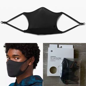 BOGO FREE! BNIB Lululemon Ear Loop Face Mask - Black